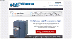 Desktop Screenshot of elektromotorshop.com